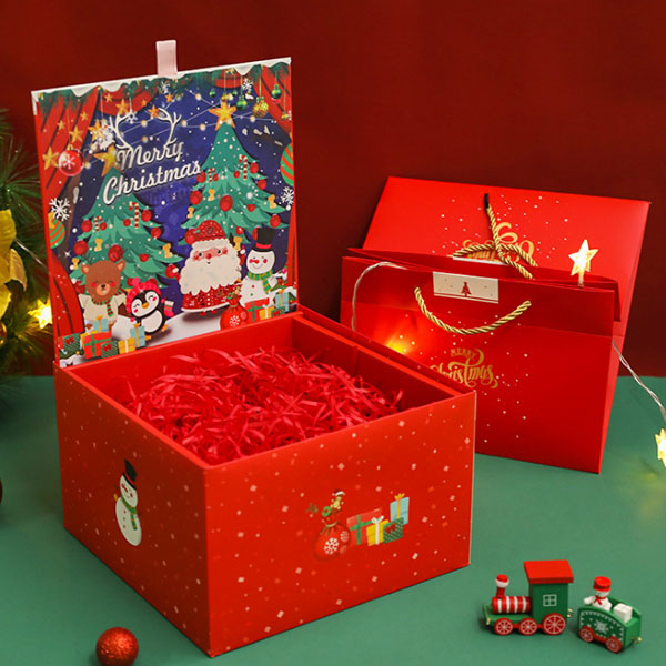 Custom Cardboard Decorative Christmas Gift Paper Pakaging Box