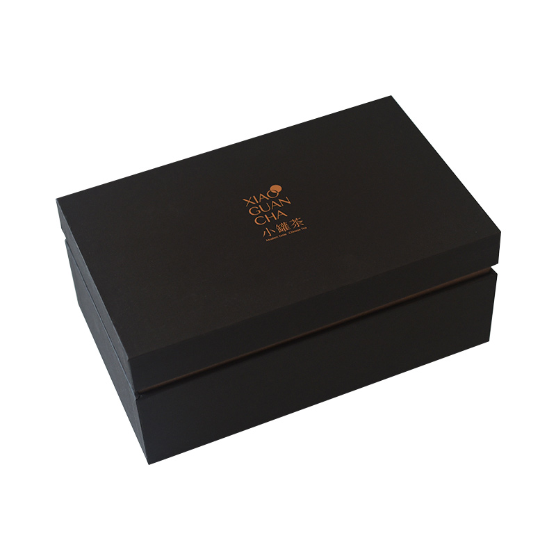 OEM Design personalizado Luxúria Personalizado Grande Cartão Preto Fabricante de Cartões China Caixa de chá